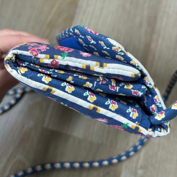 Vera Bradley Vintage Royal Blue‎ 80s Wallet on a String Like New Holds iPhone! - Picture 14 of 14